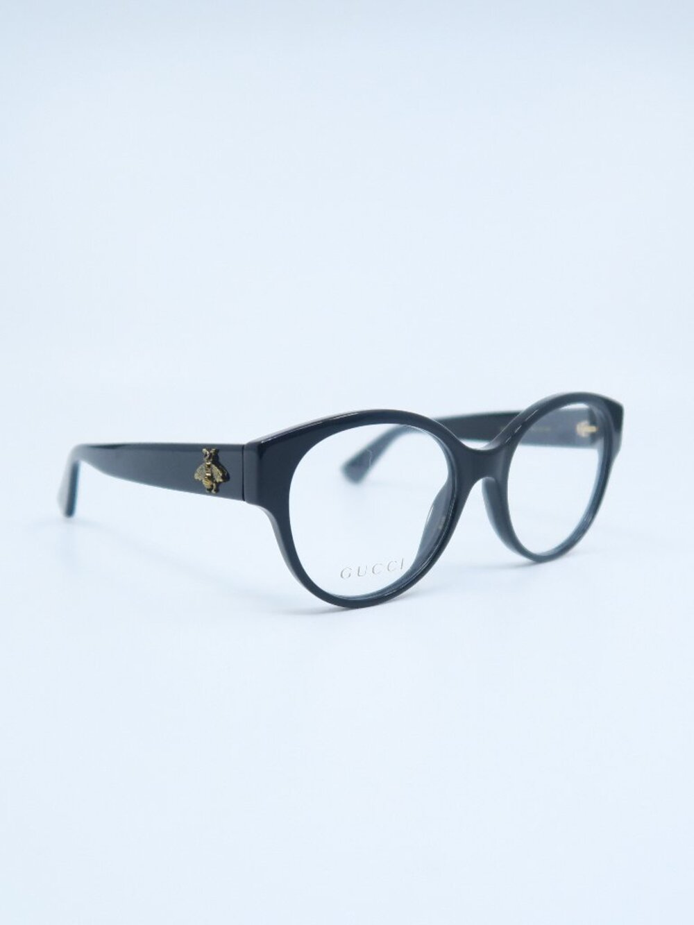 Gucci GG0099O 001 50mm Black/Black New Cat Eye Women's  Eyeglasses Frames.